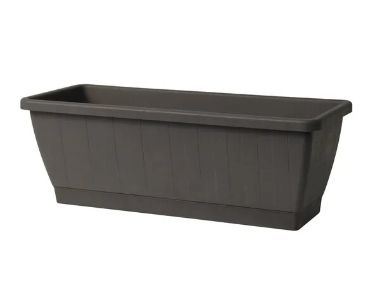 Balkonláda KEZAR 40×20×18CM ANTRACIT 8L 