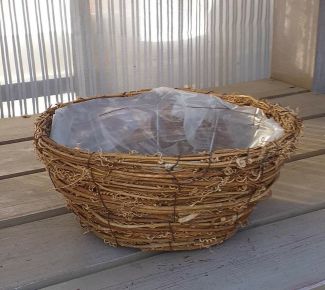 Kosár fonott FONOTT KOSÁR 25CM