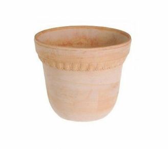 Kerámia kerek kaspó GYÖNGYMINTÁS 20x15