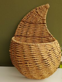Virágtartó SILA FONOTT FALI VIRÁGTARTÓ 25×10×38CM
