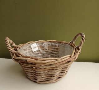 Kosár MARCIA FÜLES FONOTT KOSÁR 15×35CM