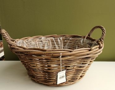 Kosár MARCIA FÜLES FONOTT KOSÁR 18×43CM