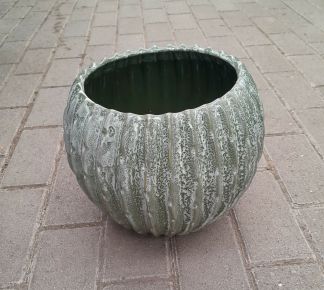 Kaspó JOVI ZÖLD KERÁMIA KASPÓ 23×28,5CM