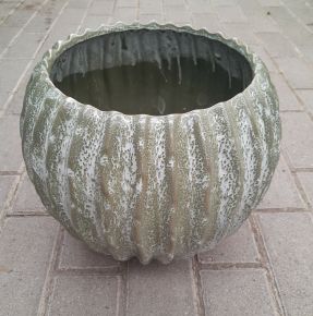 Kaspó JOVI ZÖLD KERÁMIA KASPÓ 28×32CM