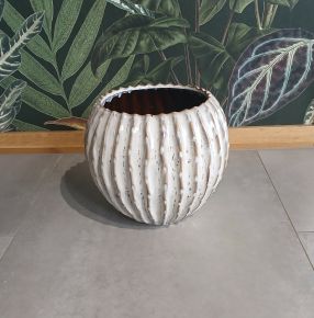 Kaspó JOVI FEHÉR KERÁMIA KASPÓ 28×32CM