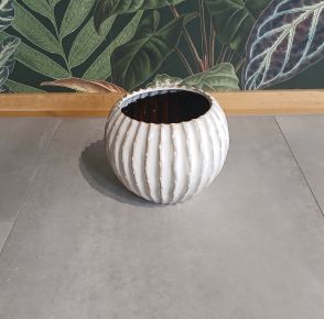 Kaspó JOVI FEHÉR KERÁMIA KASPÓ 20×26CM