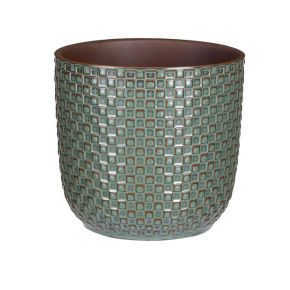 Kaspó DAAN ZÖLD KERÁMIA KASPÓ 16X17CM 1086094 